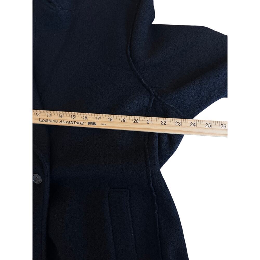 ✨ J.CREW DAPHNE TOPCOAT - Italian Boiled Wool - Size 18 - Excellent Condition ✨ - Picture 11 of 11